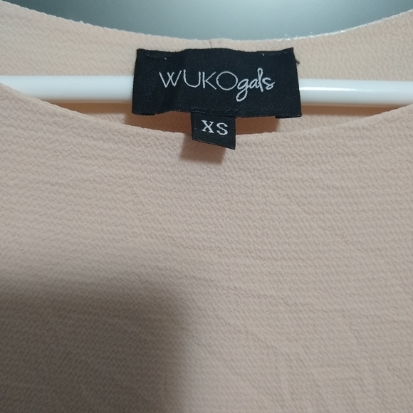 High low occasion dress with long sleeves - Picture 3 of 3